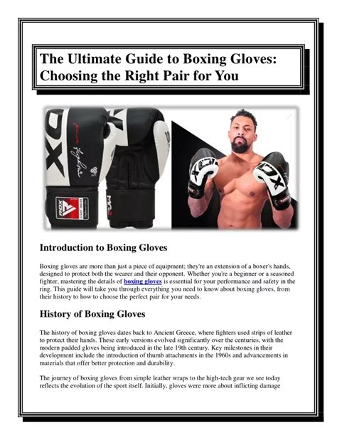 The Ultimate Guide To Boxing Gloves (Updated 2022).